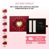  Set 2 Son Thỏi Love M.O.I Holiday Phiên Bản Mùa Lễ Hội 