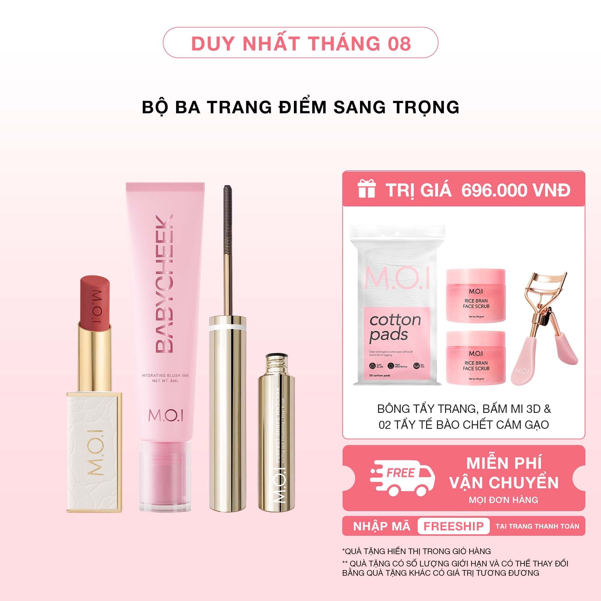  Bộ Ba Trang Điểm Sang Trọng 