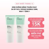  [MUA 1 TẶNG 1] Kem Chống Nắng Thuần Chay DA BY M.O.I Vegan Sunmilk 50ml 