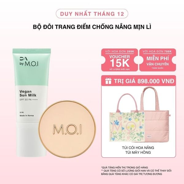 Bộ Đôi Trang Điểm Chống Nắng Mịn Lì