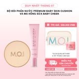  Bộ Đôi Phấn Nước M.O.I Premium Baby Skin Cushion Và Má Hồng Sữa Baby Cheek 