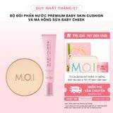  Bộ Đôi Phấn Nước M.O.I Premium Baby Skin Cushion Và Má Hồng Sữa Baby Cheek 