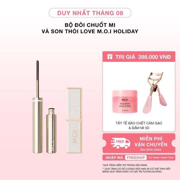 Bộ Đôi Chuốt Mi Và Son Thỏi Love M.O.I Holiday Phiên Bản Mùa Lễ Hội