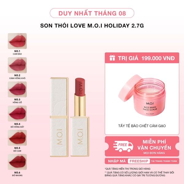Son Thỏi Love M.O.I Holiday Phiên Bản Mùa Lễ Hội 2.7g