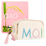  Bộ Quà Tặng Bấm Mi 3D, Miếng Lẻ Mặt Nạ Gạo Và Túi Da Đựng Mỹ Phẩm [Quà Tặng] 