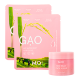  Bộ Quà Tặng Tẩy Tế Bào Cám Gạo Và 02 Miếng Lẻ Mặt Nạ Gạo [Quà Tặng] 