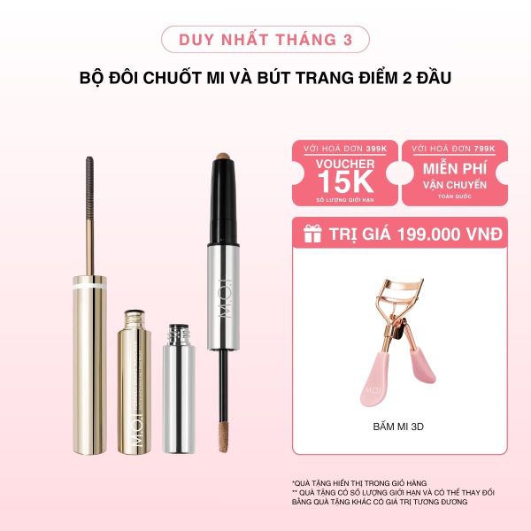 Bộ Đôi Chuốt Mi Và Bút Trang Điểm 2 Đầu