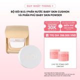  Bộ đôi M.O.I Phấn Nước Baby Skin Cushion Và Phấn Phủ Baby Skin Powder 