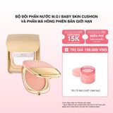  Bộ Đôi Phấn Nước M.O.I Baby Skin Cushion Và Phấn Má Hồng Phiên Bản Giới Hạn 