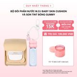  Bộ Đôi Phấn Nước M.O.I Baby Skin Cushion Và Son Tint Bóng Gummy 