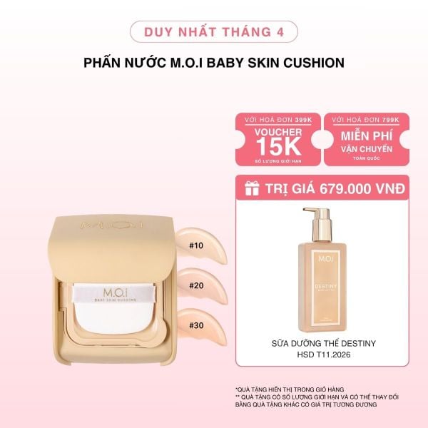 Phấn Nước M.O.I Baby Skin Cushion