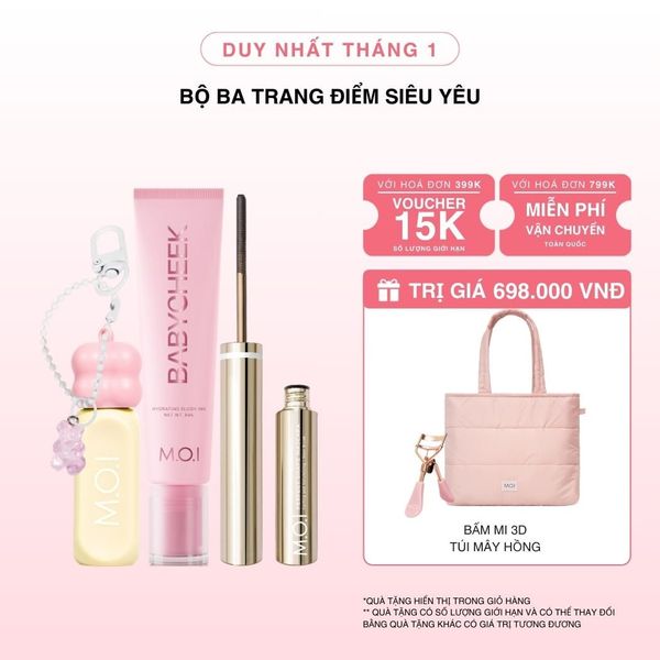 Bộ Ba Trang Điểm Siêu Yêu