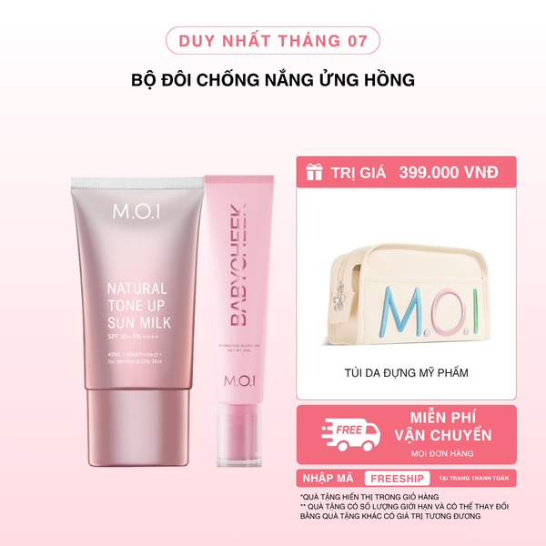 Bộ Đôi Chống Nắng Ửng Hồng