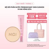  Bộ Đôi Phấn Nước M.O.I Premium Baby Skin Cushion Và Má Hồng Sữa Baby Cheek 
