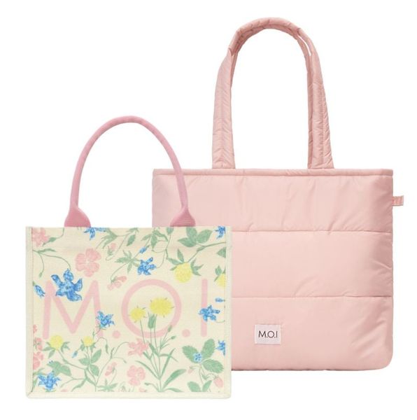 Bộ Đôi Túi Cói Hoa Nắng Và Túi Mây Hồng [Quà Tặng]