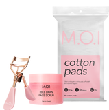  Bộ Quà Tặng Bấm Mi 3D, Tẩy Tế Bào Cám Gạo & Bông Tẩy Trang [Quà Tặng] 