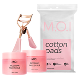  Bộ Quà Tặng 02 Tẩy Tế Bào Chết Cám Gạo, Bấm Mi & Bông Tẩy Trang [Quà Tặng] 
