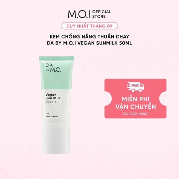 [HSD: T4.2027] Kem Chống Nắng Thuần Chay DA BY M.O.I Vegan Sunmilk 50ml