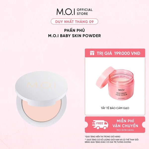 Phấn Phủ M.O.I Baby Skin Powder
