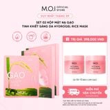  Set 2 Hộp Mặt Nạ Gạo Tinh Khiết Sáng Da Hydrogel Rice Mask 