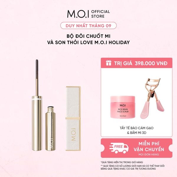 Bộ Đôi Chuốt Mi Và Son Thỏi Love M.O.I Holiday Phiên Bản Mùa Lễ Hội