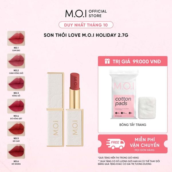 Son Thỏi Love M.O.I Holiday Phiên Bản Mùa Lễ Hội 2.7g