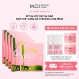  Combo 4 Hộp Mặt Nạ Gạo Tinh Khiết Sáng Da Hydrogel Rice Mask 