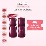  Set 2 son Tint Lì M.O.I Soft Power Matte Lip Tint 