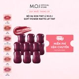  Bộ 6 Son Tint Lì M.O.I Soft Power Matte Lip Tint 
