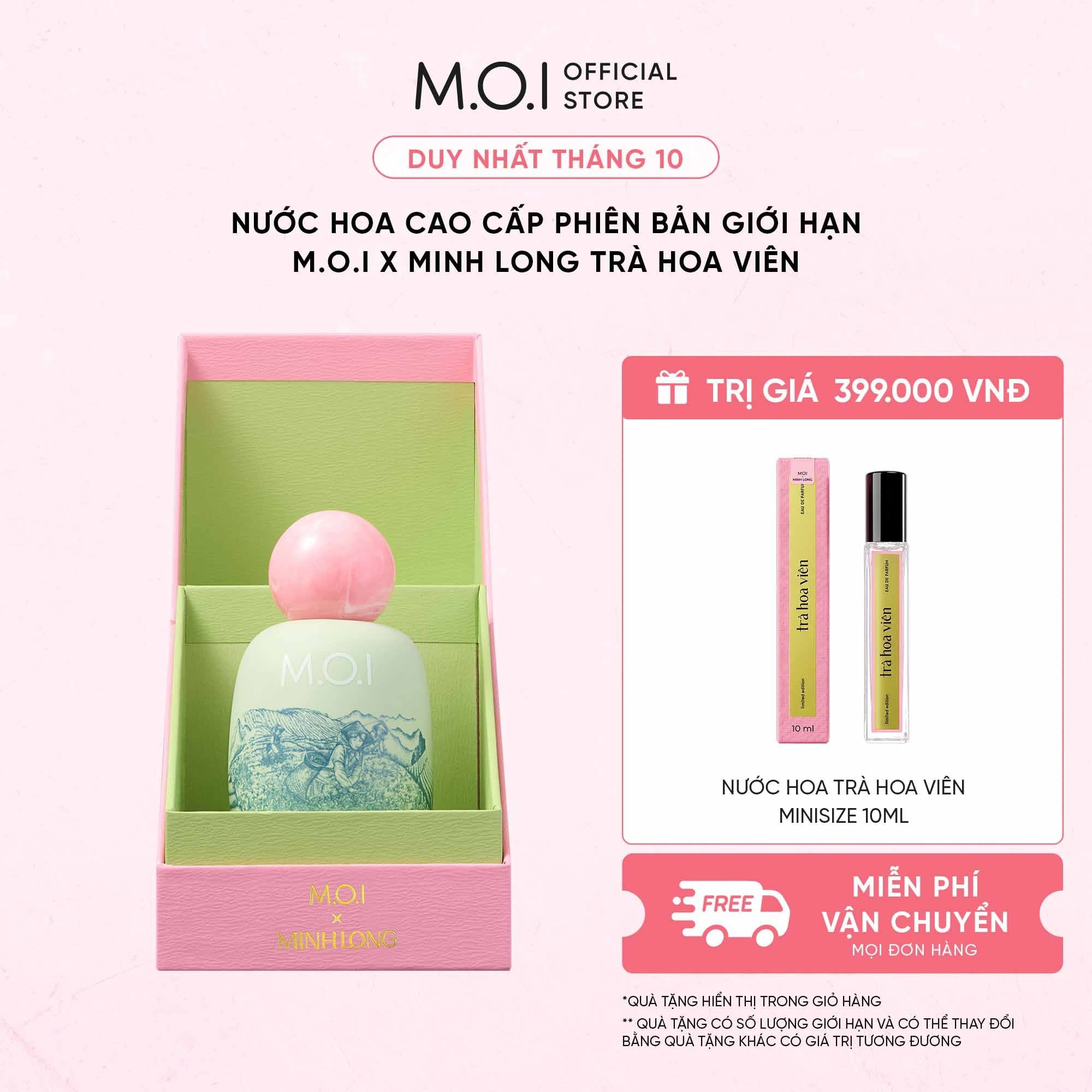  Nước Hoa Cao Cấp Phiên Bản Giới Hạn M.O.I x Minh Long Trà Hoa Viên 