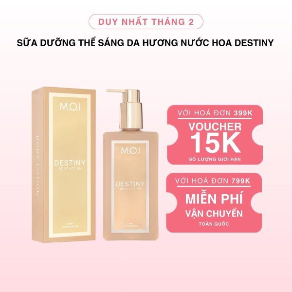 Sữa Dưỡng Thể Sáng Da Hương Nước Hoa Destiny 250ml