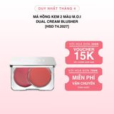  [HSD T4/2027] Má Hồng Kem 2 Màu M.O.I Dual Cream Blusher 