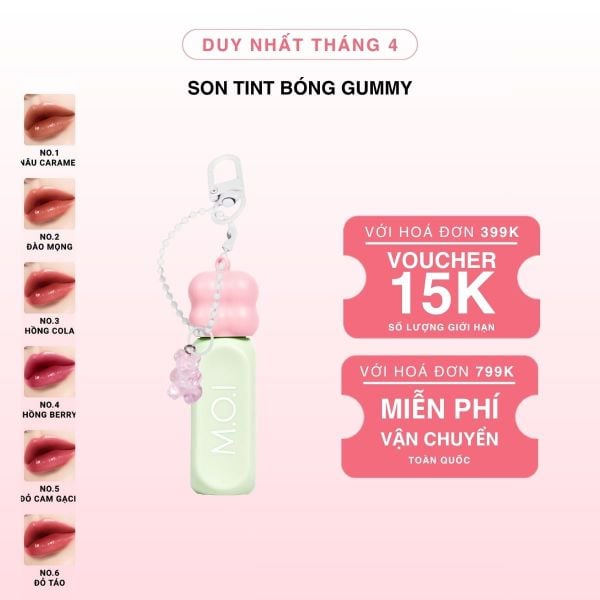 Son Tint Bóng Gummy 3g