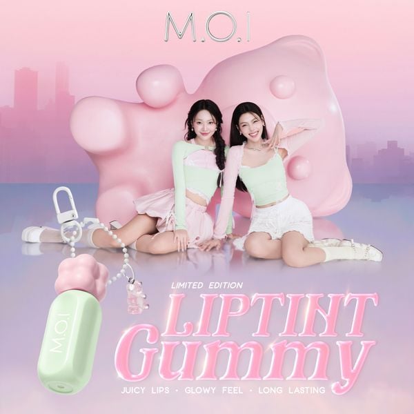Bộ Đôi Phấn Nước M.O.I Baby Skin Cushion Và Son Tint Bóng Gummy