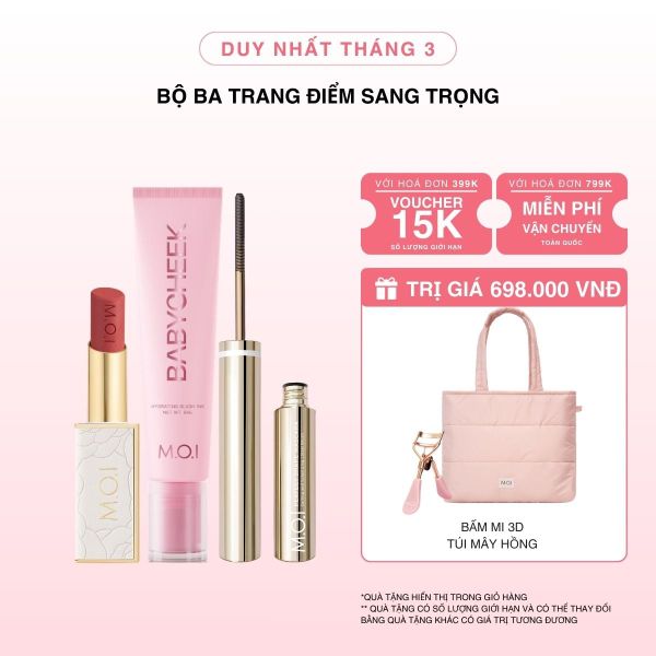 Bộ Ba Trang Điểm Sang Trọng