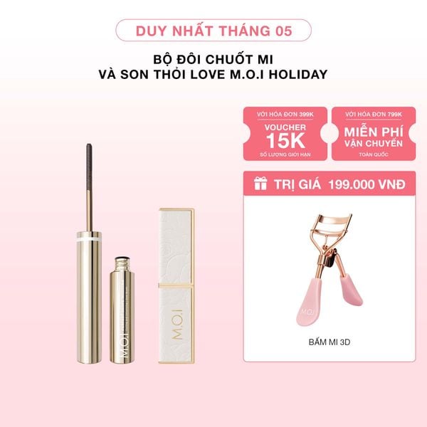 Bộ Đôi Chuốt Mi Và Son Thỏi Love M.O.I Holiday Phiên Bản Mùa Lễ Hội