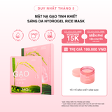  Mặt Nạ Gạo Tinh Khiết Sáng Da Hydrogel Rice Mask 