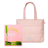  Bộ Đôi Miếng Lẻ Mặt Nạ Gạo Và Túi Mây Hồng [Quà Tặng] 