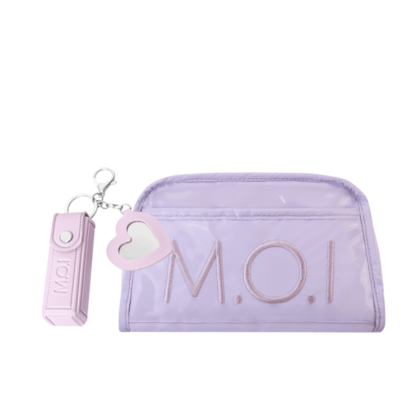 Bộ Đôi Móc Khóa Đựng Son Và Túi Rosy Tím [Quà Tặng]