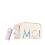  Bộ Đôi Móc Khóa Đựng Son Và Túi Da Đựng Mỹ Phẩm [Quà Tặng] 