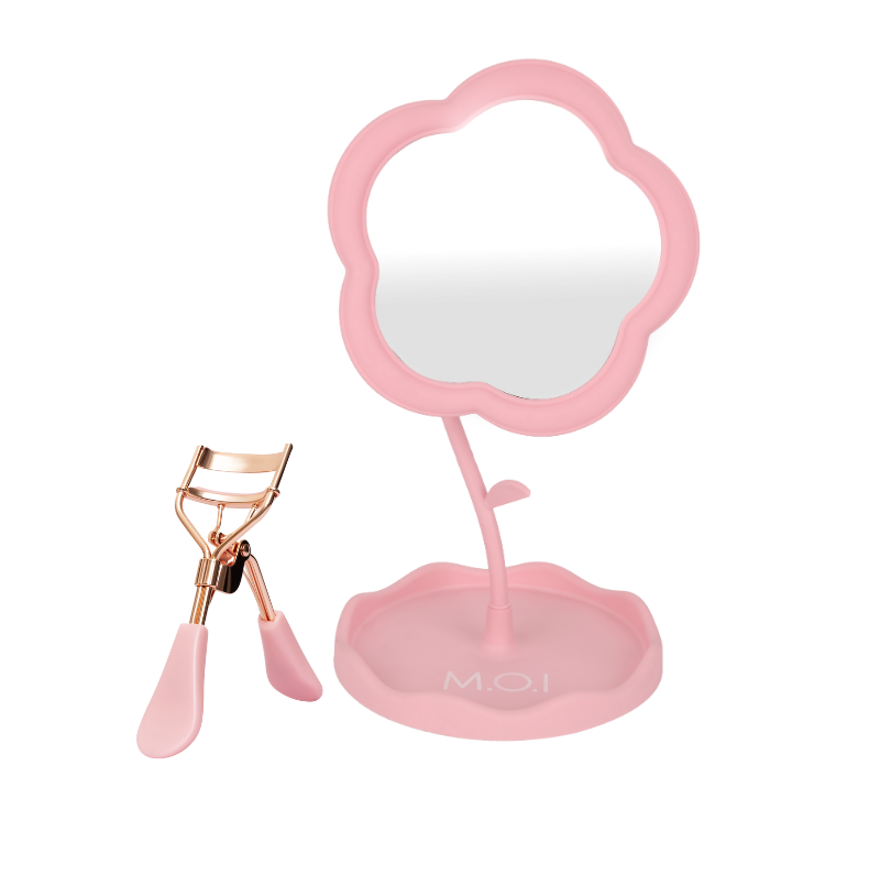  Bộ Đôi Bấm Mi 3D Và Gương Pink Chic [Quà Tặng] 