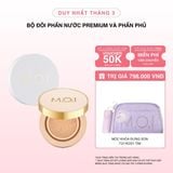  [GIẢM 50K] Bộ Đôi M.O.I Phấn Nước Premium Và Phấn Phủ Baby Skin 