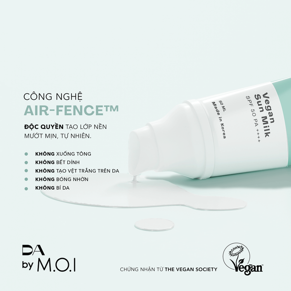 Kem Chống Nắng Thuần Chay DA BY M.O.I Vegan Sunmilk 50ml