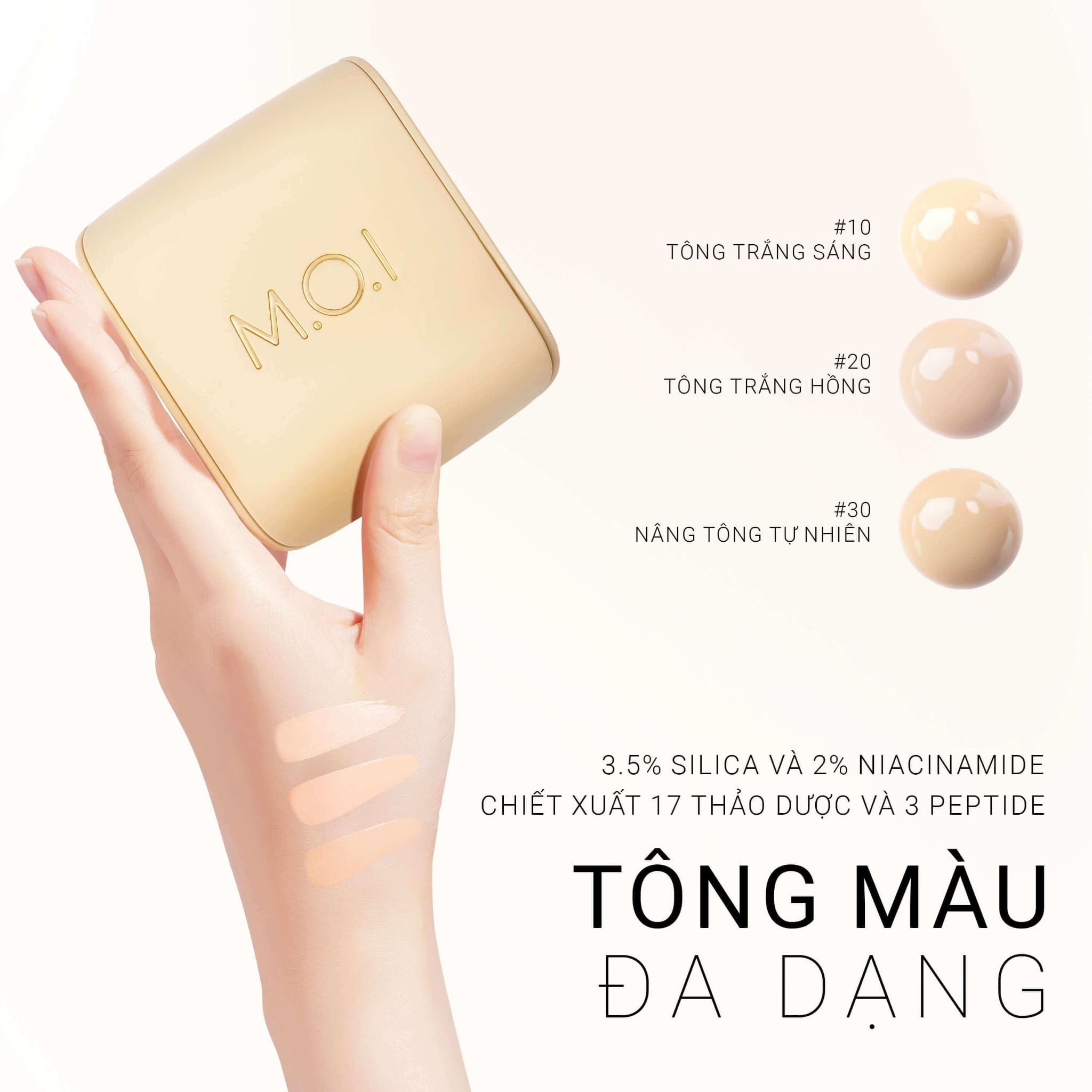  Bộ Đôi Phấn Nước M.O.I Baby Skin Cushion Và Phấn Má Hồng Phiên Bản Giới Hạn 