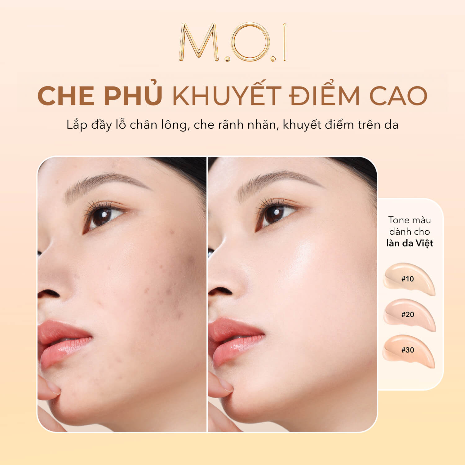 Phấn Nước M.O.I Premium Baby Skin Cushion
