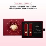  [HSD T10.2027] Set Quà Tặng 2 Son Thỏi Cao Cấp Queen Of Rose Phiên Bản Giới Hạn 