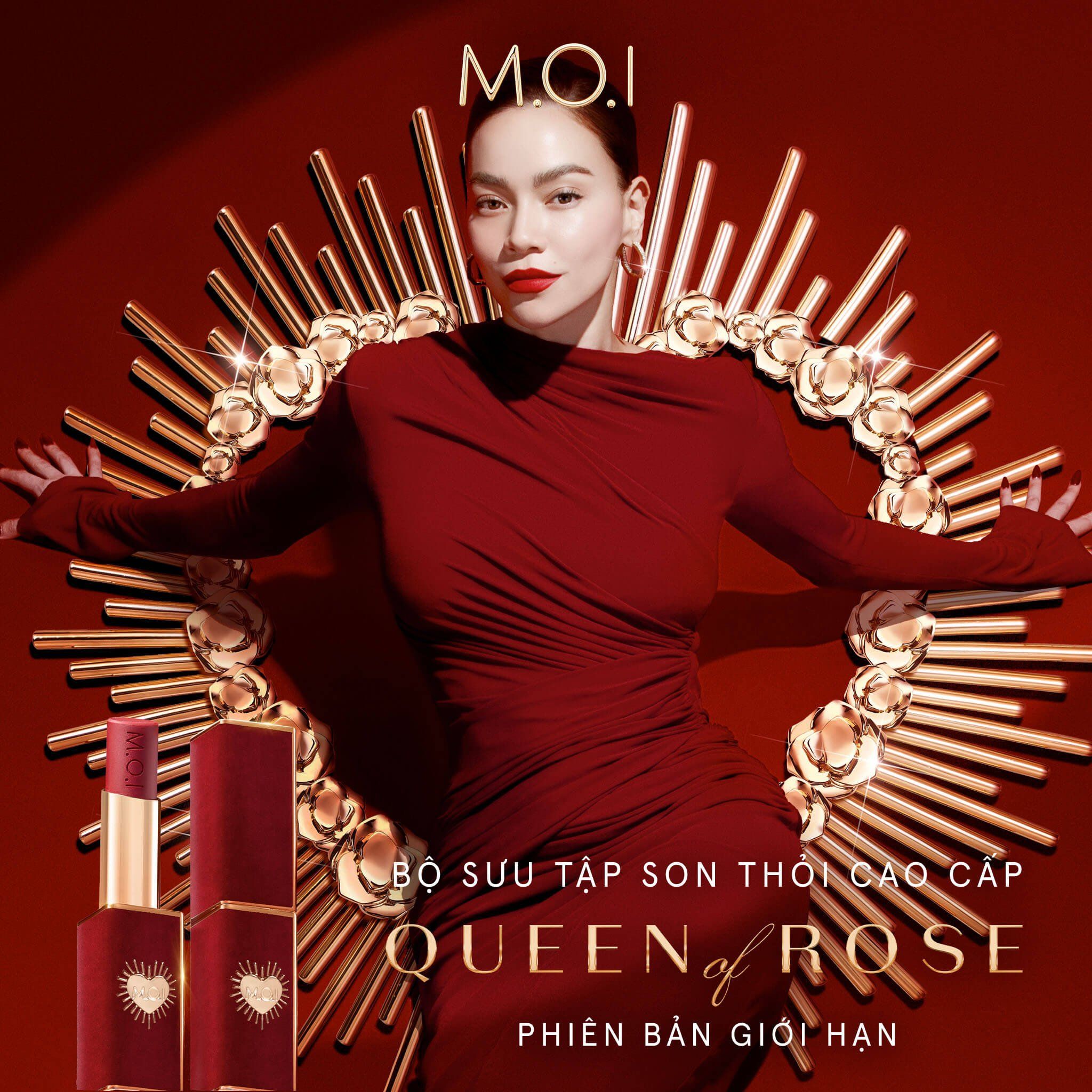  Set Quà Tặng 2 Son Thỏi Cao Cấp Queen Of Rose Phiên Bản Giới Hạn 