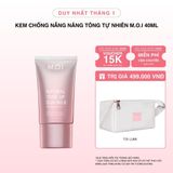  Kem Chống Nắng Nâng Tông Tự Nhiên M.O.I 40ml 