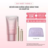  Bộ Đôi Kem Chống Nắng Nâng Tông Tự Nhiên Và Chuốt Mi 