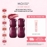  Set 2 son Tint Lì M.O.I Soft Power Matte Lip Tint 